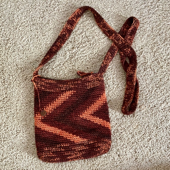 Sakroots Handbags - Sakroots Brown and Orange Crossbody Bag